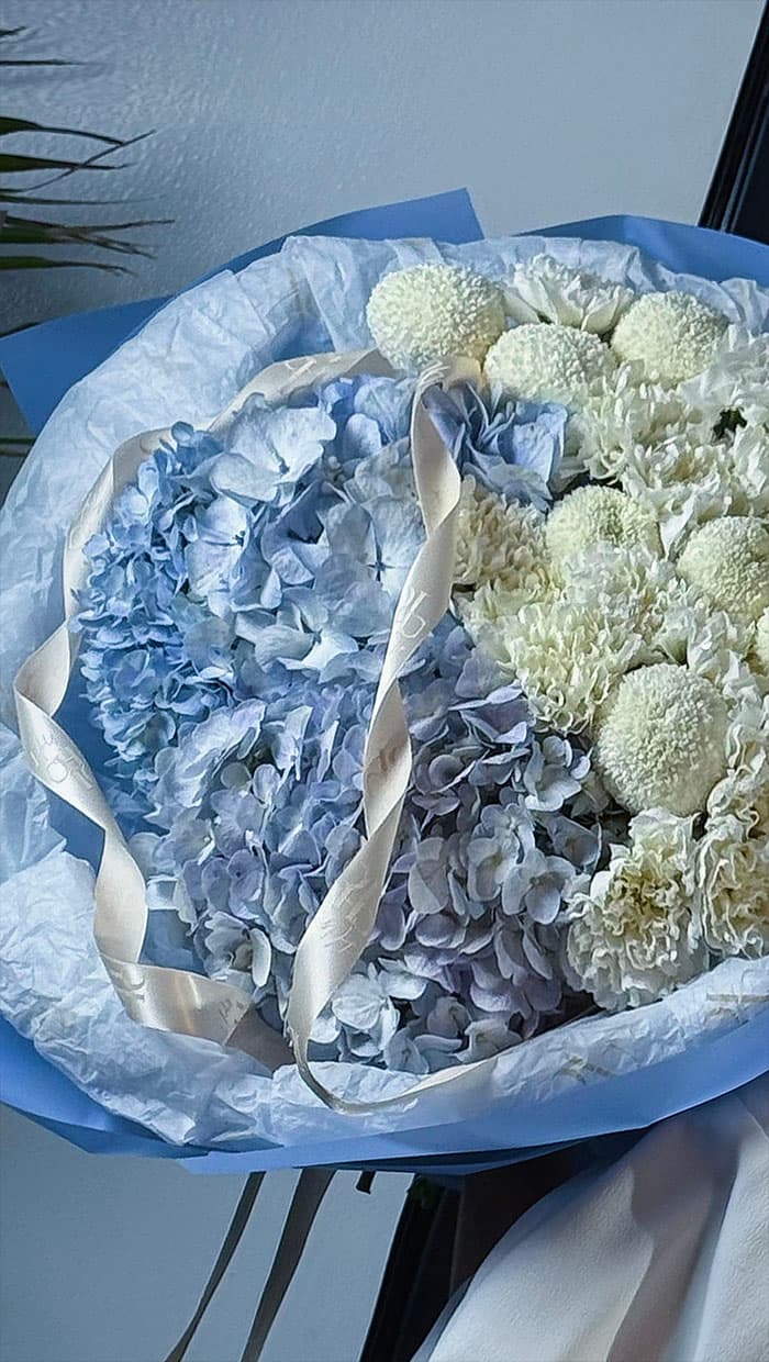 Blue Tenderness, view B by Holy Chic Flowers Manila