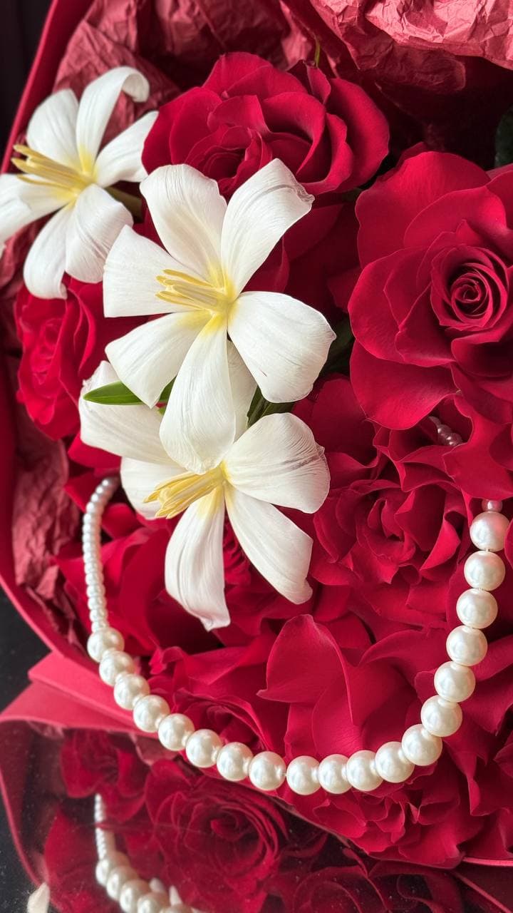 Bouquet With Pearls, view 2 by Holy Chic Flowers Manila