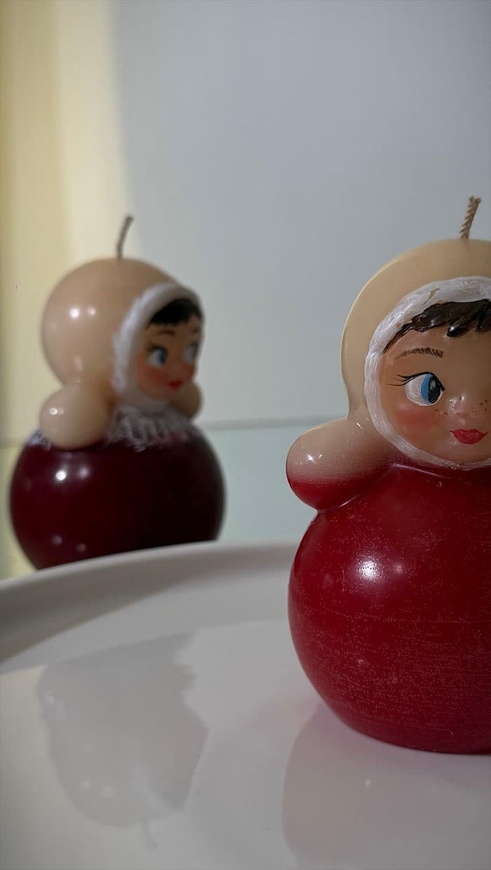 Candy Doll candle by Holy Chic Flowers Manila, product view 2