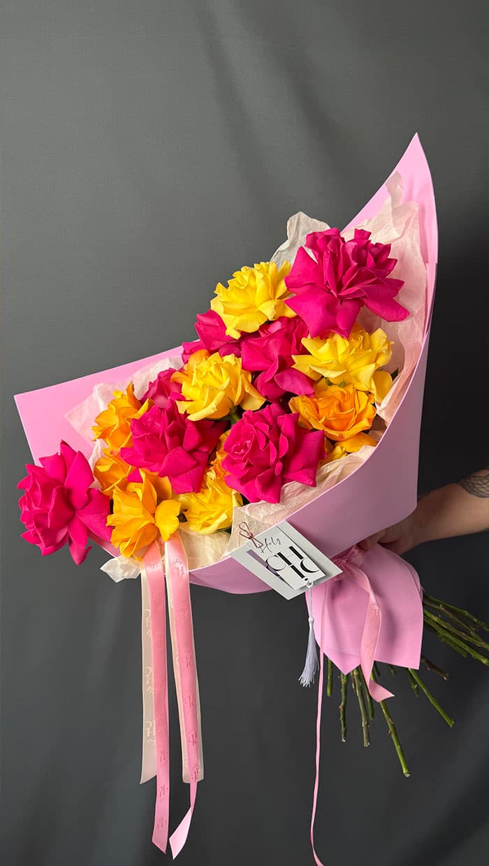 Color Burst Bouquet by Holy Chic Flowers Manila, product view 2