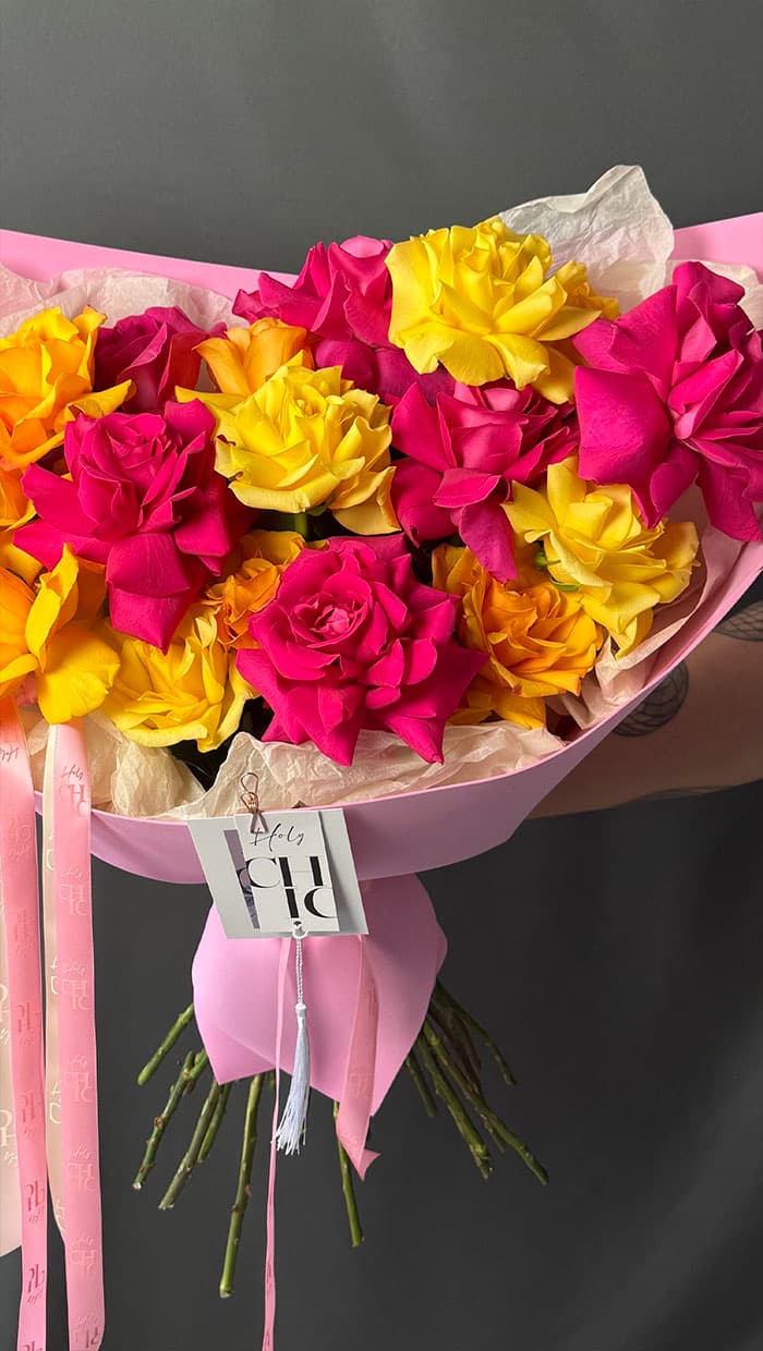 Color Burst Bouquet by Holy Chic Flowers Manila, product view 3