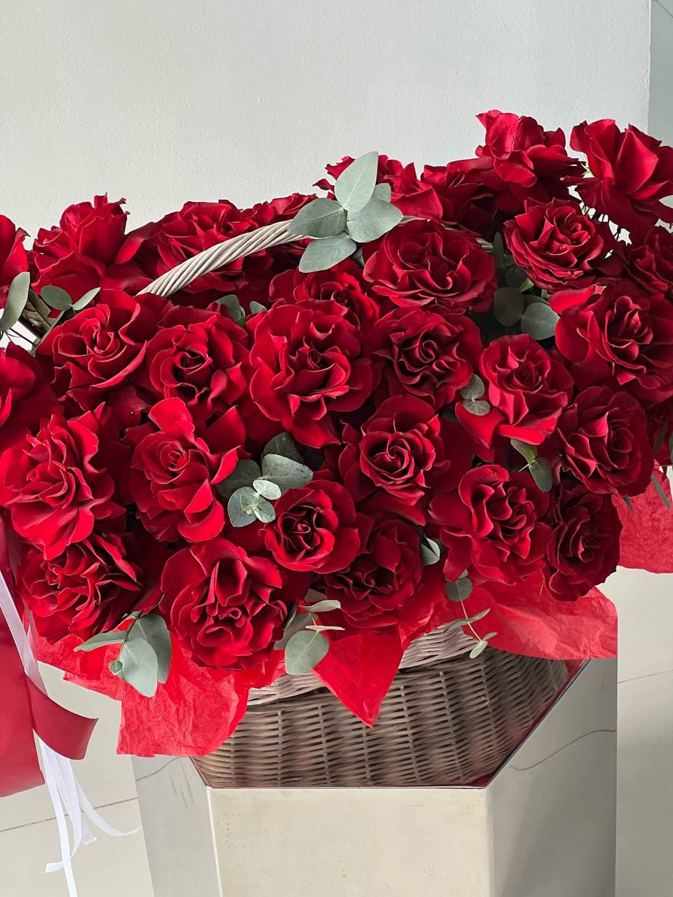 French Roses Basket, view 1 by Holy Chic Flowers Manila