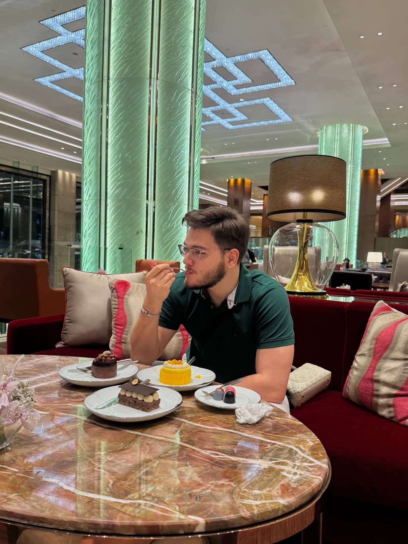 Ruslan Makaev at a hotel lounge in Metro Manila