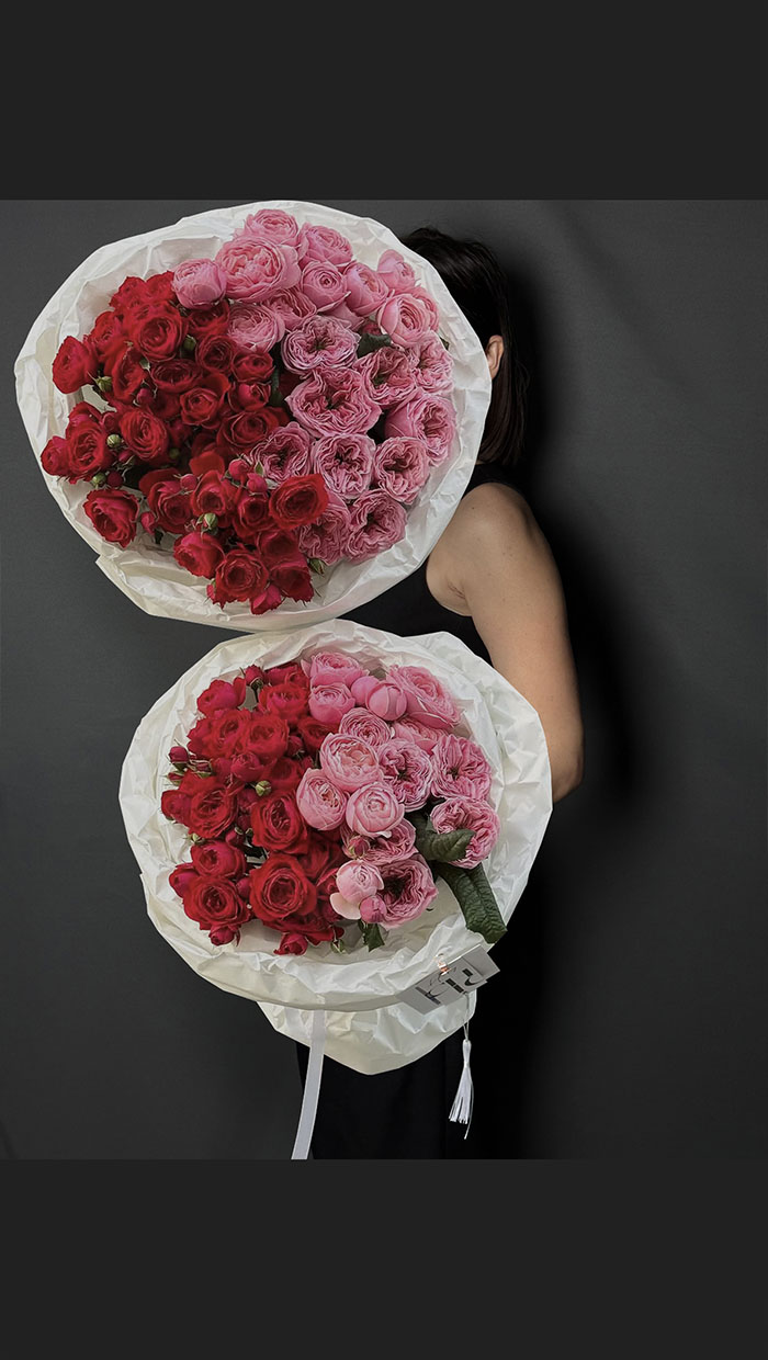 Two-Tone Rose Bouquet (Mixed Varieties)